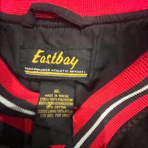 EUC Vintage Eastbay Red and Black Athletic Jacket - XL
